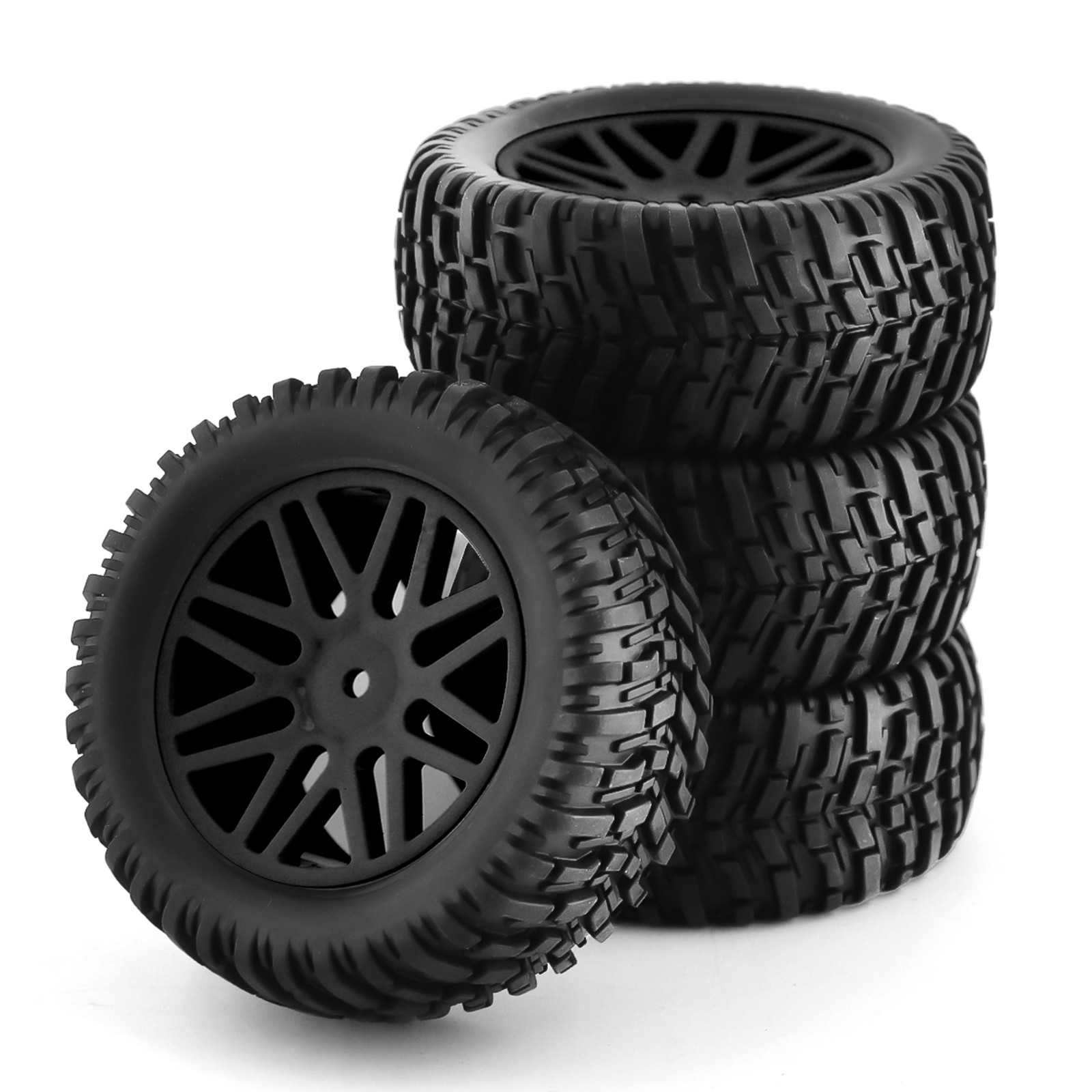 Rc Hobby Trucks - ยางและล้อรถออฟโรด RC ขนาด 1/10 ยางยางแบบ Hex