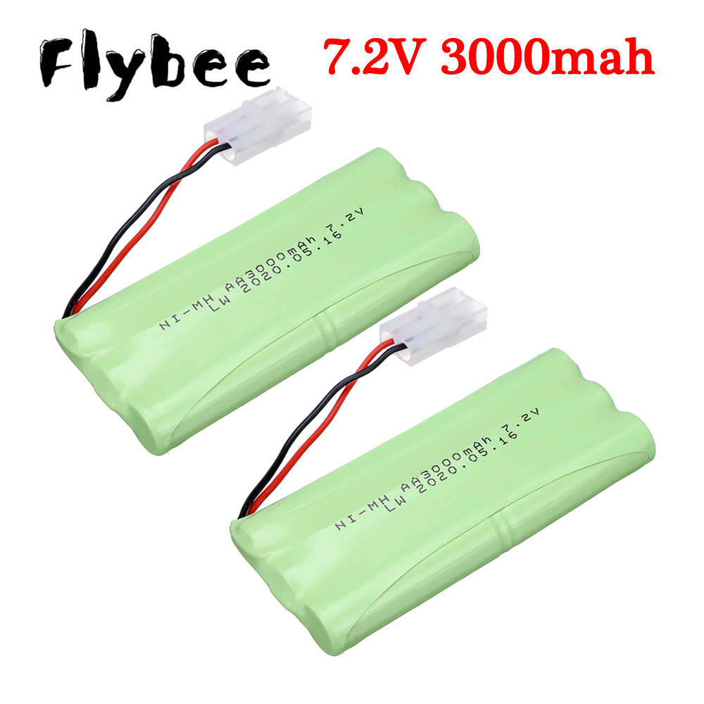 Rc Hobby Trucks - 7.2v แบตเตอรี่ชาร์จ 3000mah แบตเตอรี่ NiMH สําหรับของเล่น