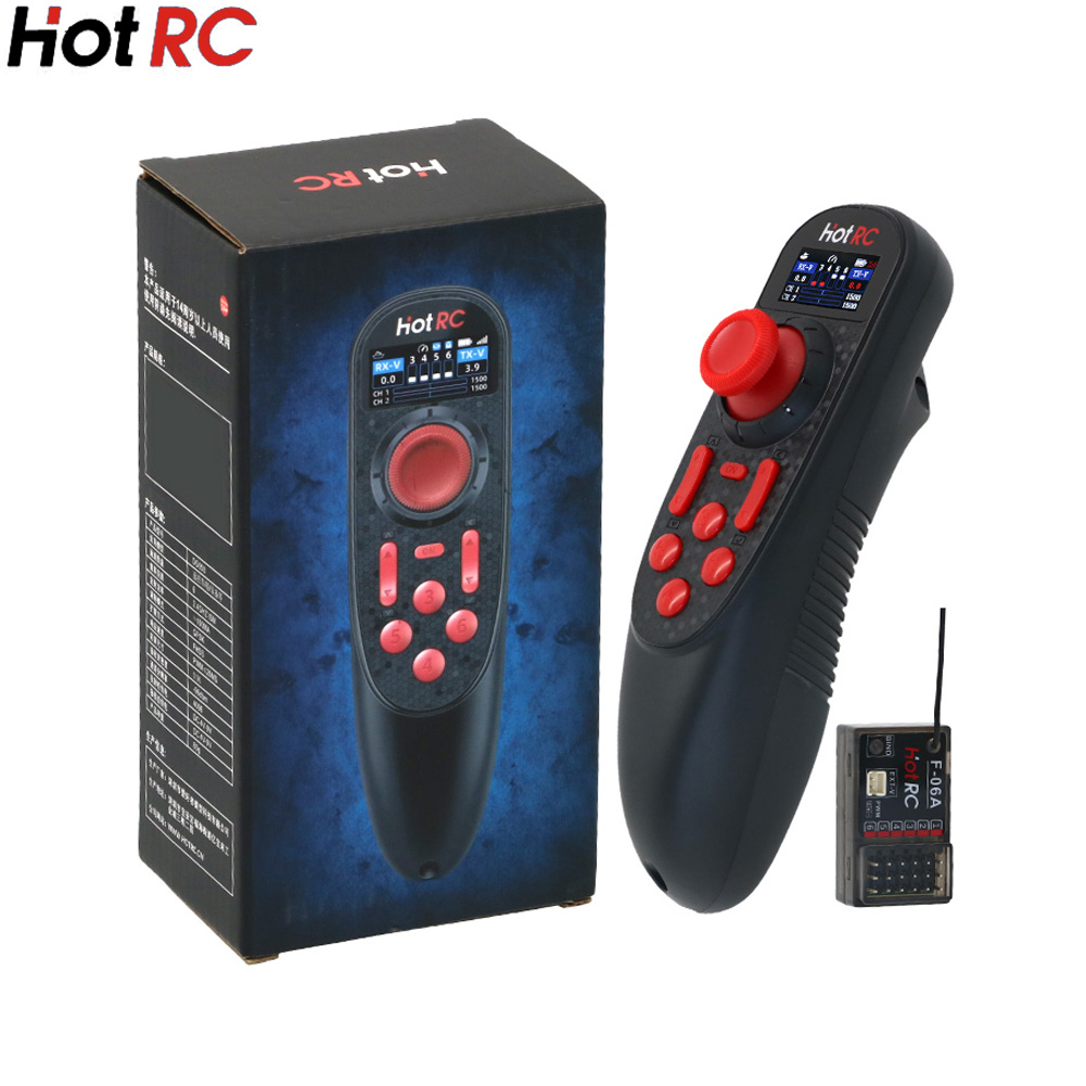 Radio Transmitter 6Ch - HOTRC DS-650 ระบบวิทยุ 6 ช่อง 2.4G