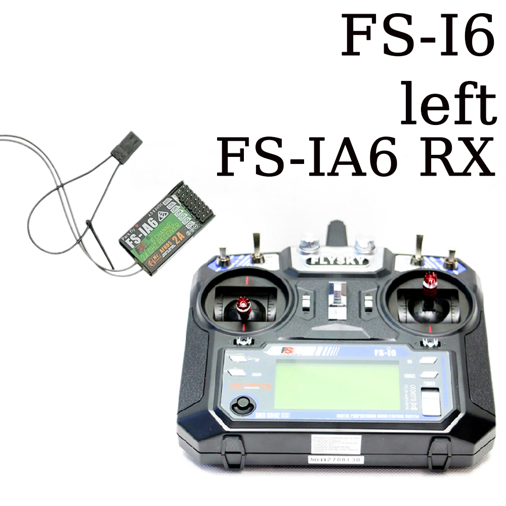 Radio Transmitter 6Ch - Flysky FS-i6 2.4G 6CH AFHDS เครื่องส่งสัญญาณวิทยุรีโมทคอนโทรลพร้อม