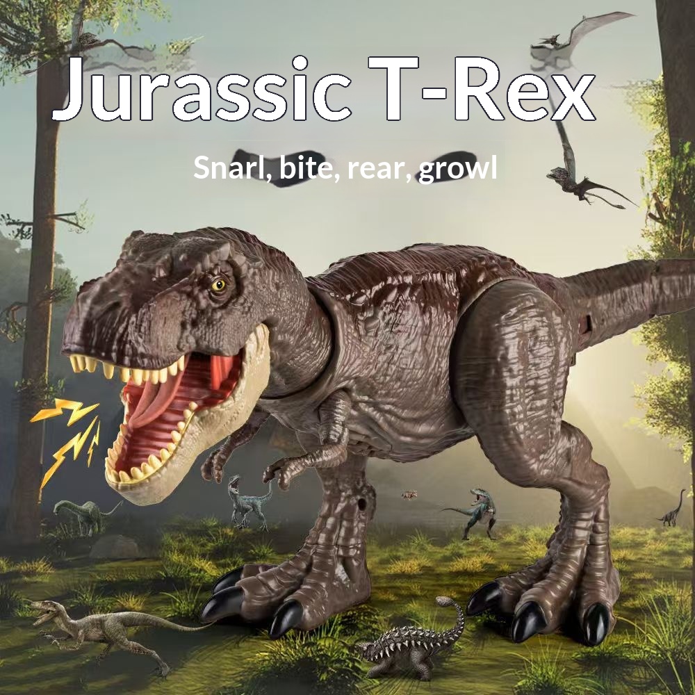 Rc Hobby Japan - หุ่นจำลองไดโนเสาร์ RC ขนาดใหญ่พิเศษ พร้อมเอฟเฟกต์เสียงและแสงแบบสเปรย์ในตัว รุ่นกลไกไฟฟ้า ของสะสมงานอดิเรกสุดประณีต