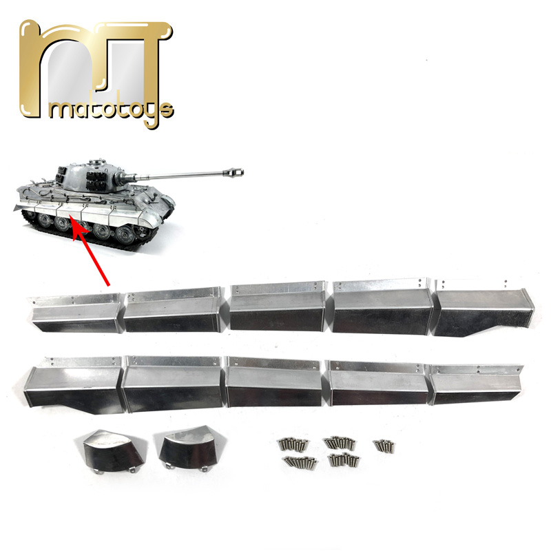 Rc Hobby Kings - Mato อะไหล่ 1/16 Heng ยาวเฟืองโลหะล้อหมวกด้านหลัง Mudguard