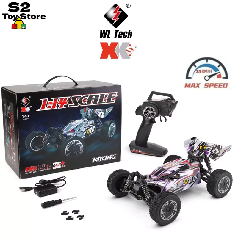 Rc Hobby Tech - รถบั๊กกี้วิทยุบังคับ WL Tech 144016 สำหรับขับขี่ออฟโรด ความเร็วสูง