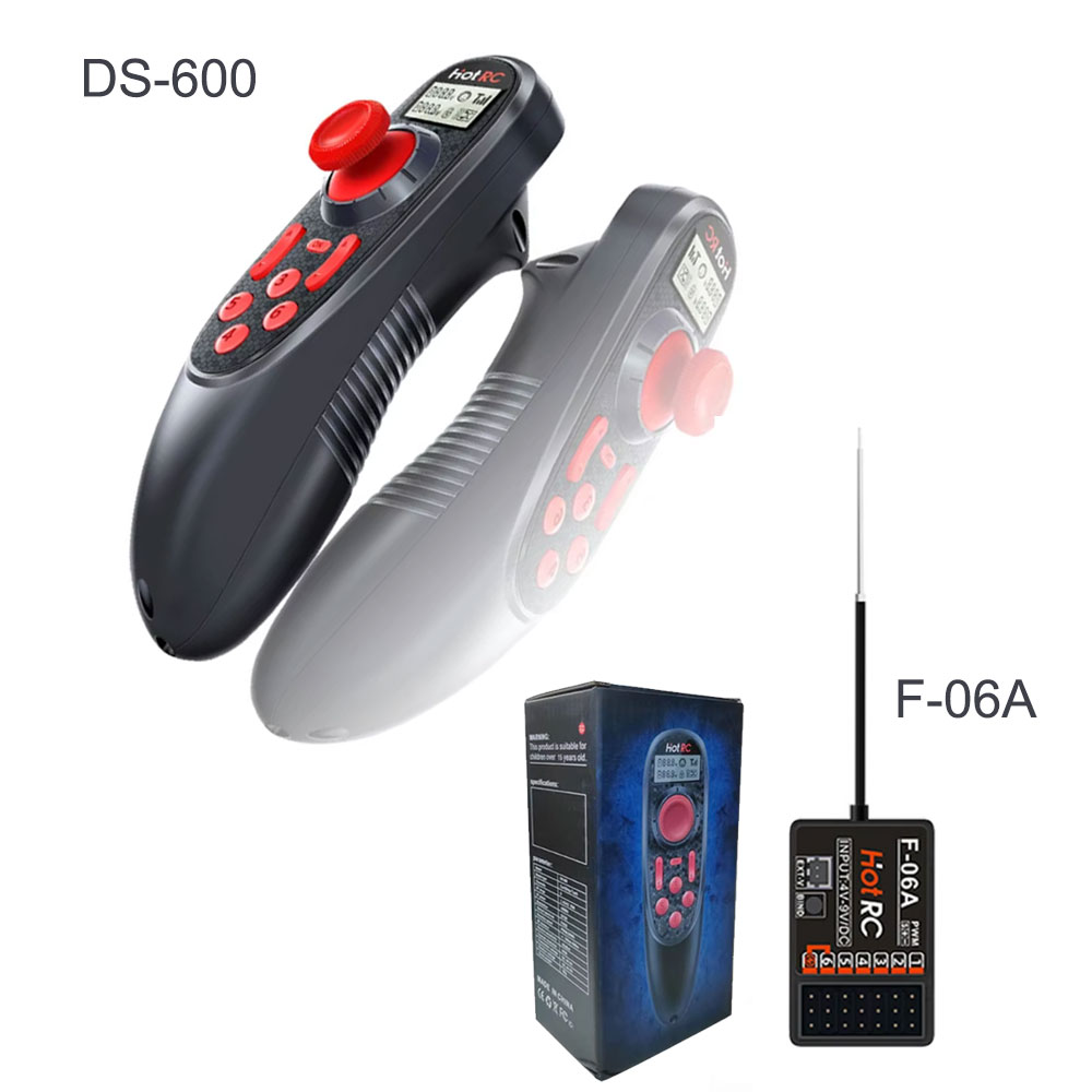 Radio Transmitter 6Ch - HOTRC DS-600 2.4GHz 6CH ระบบวิทยุบังคับเรือ RC