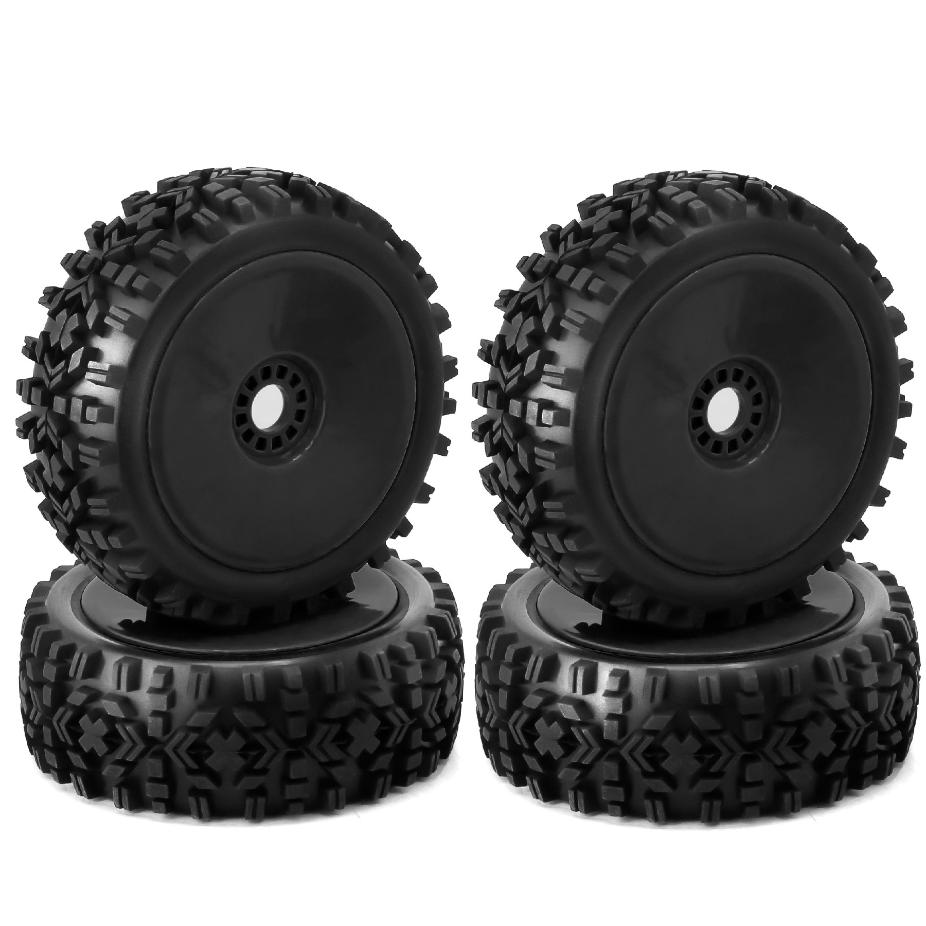 Rc Hobby Trucks - ยางและล้อรถบักกี้ RC ขนาด 1/8 พร้อมแกนหกเหลี่ยม 17