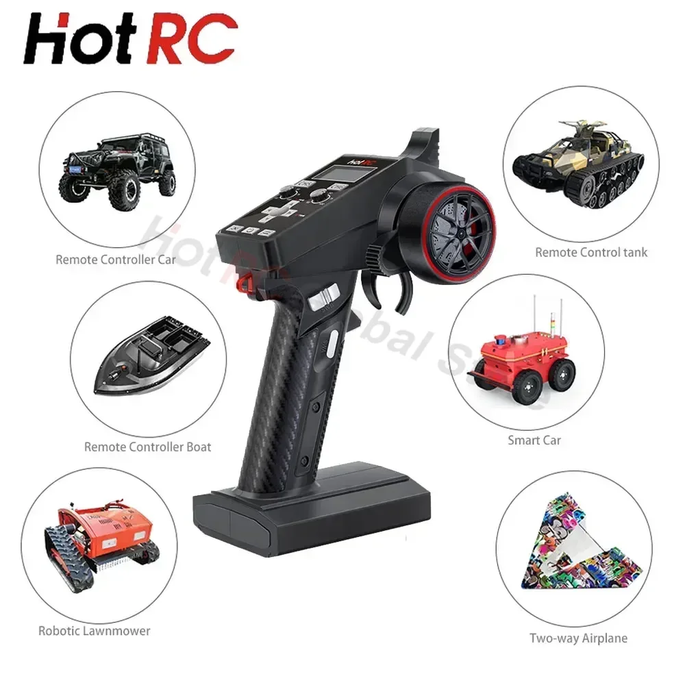 HotRC CT-6A 2.4G 6CH 6 ช่องสัญ - Radio Transmitter 6Ch บทวิจารณ์และราคา