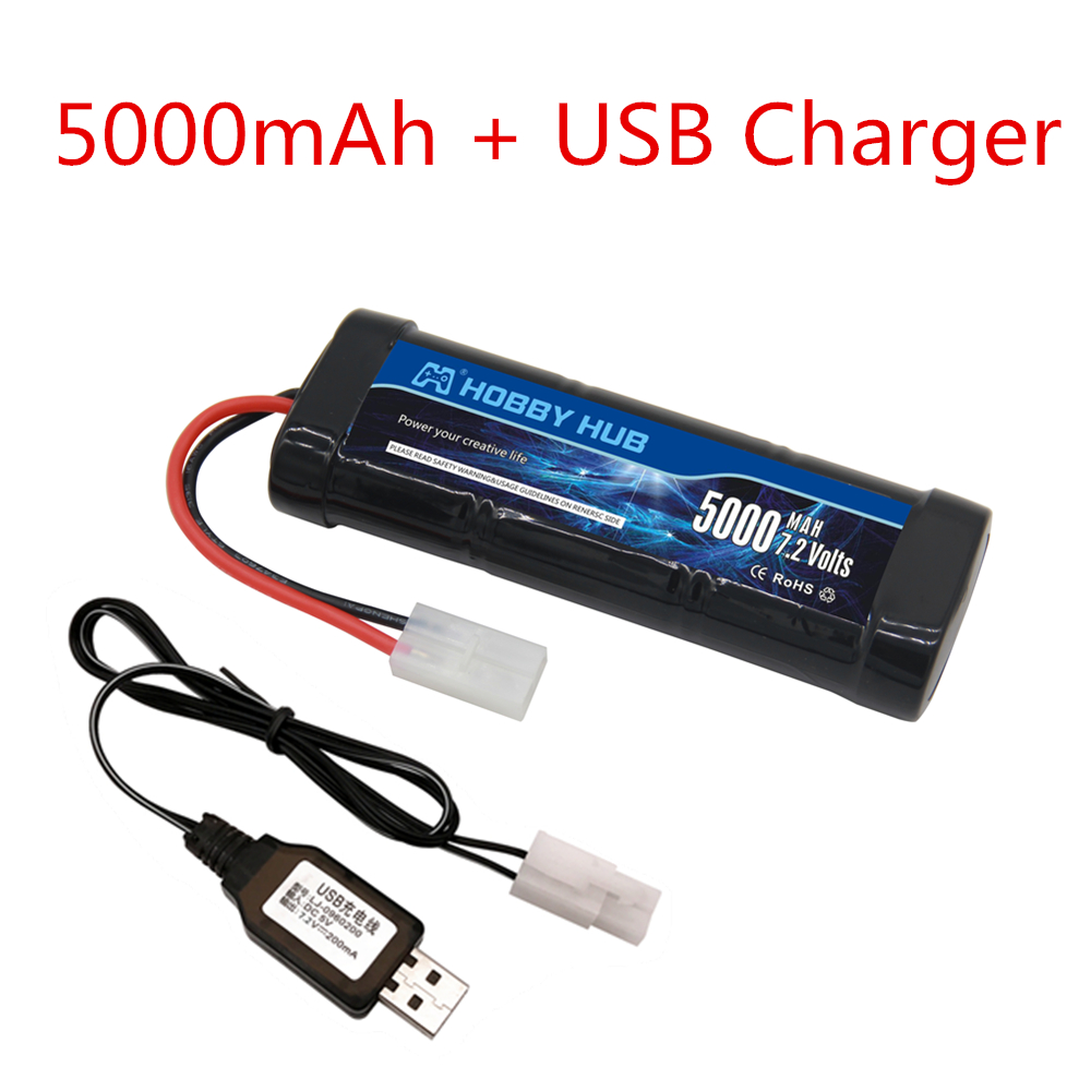 แบตเตอรี่ใหม่ 7.2V 5000/6800mA - Rc Hobby Trucks บทวิจารณ์และราคา