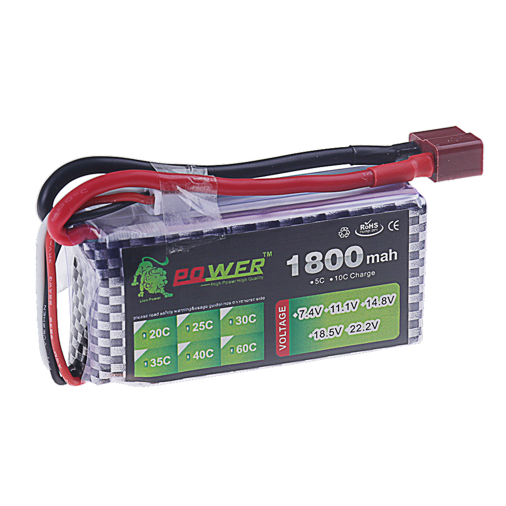 3S 11.1V LiPo แบตเตอรี่ Deans  - Rc Hobby Trucks บทวิจารณ์และราคา