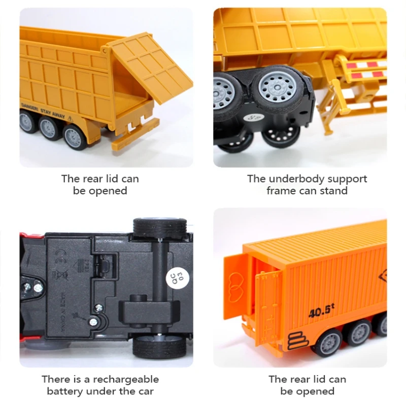 รถบรรทุกคอนเทนเนอร์ของเล่นบังค - Hobby Rc Van บทวิจารณ์และราคา