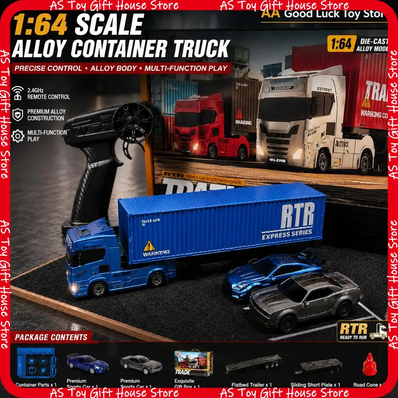 รถบรรทุกพ่วงบังคับวิทยุ RTR ขน - Hobby Rc Van บทวิจารณ์และราคา