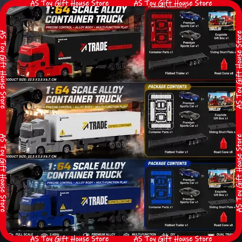 รถบรรทุกพ่วงบังคับวิทยุ RTR ขน - Hobby Rc Van บทวิจารณ์และราคา