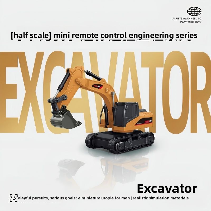 ชุดรถวิศวกรรม RC โลหะขนาด 1:64 - Rc Excavator Hobby บทวิจารณ์และราคา