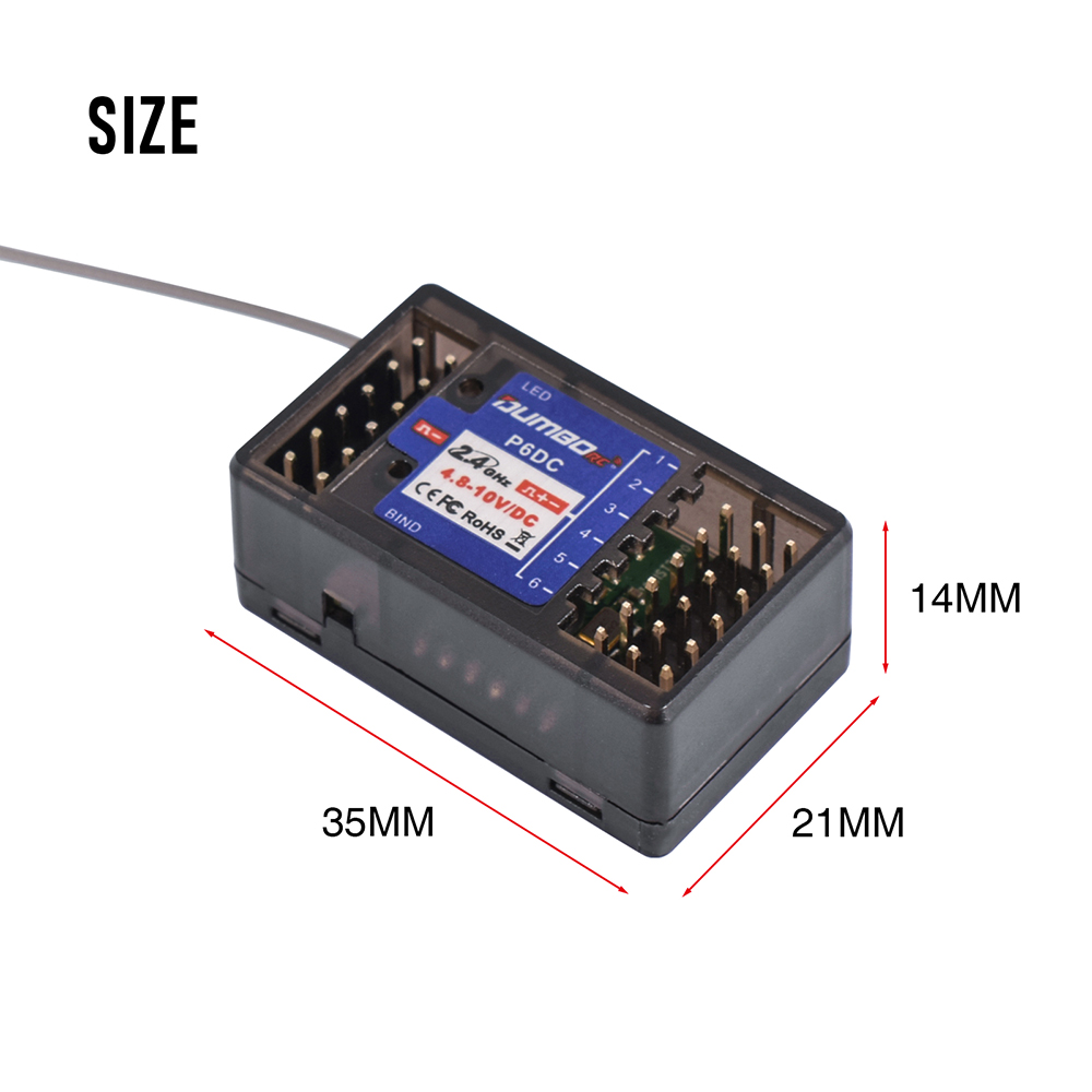 DUMBORC X6P 6CH 2.4G RC เครื่อ - Radio Transmitter 6Ch บทวิจารณ์และราคา