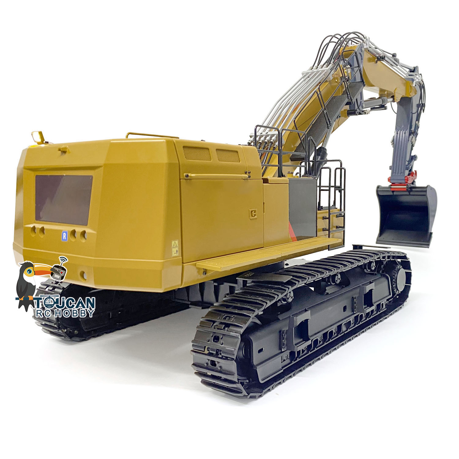 374 1/14 RC ไฮดรอลิกรถขุดโลหะ  - Rc Excavator Hobby บทวิจารณ์และราคา