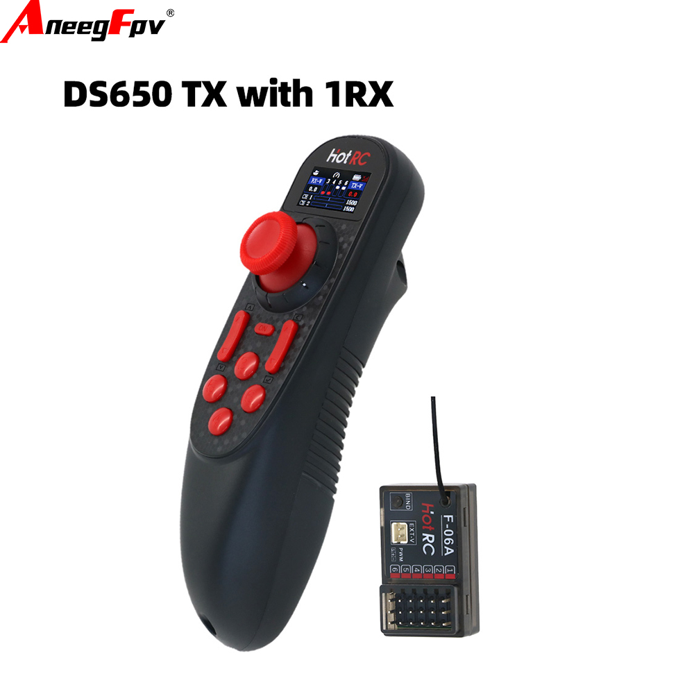 HOTRC Hot RC DS-650 DS 650 6CH - Radio Transmitter 6Ch บทวิจารณ์และราคา