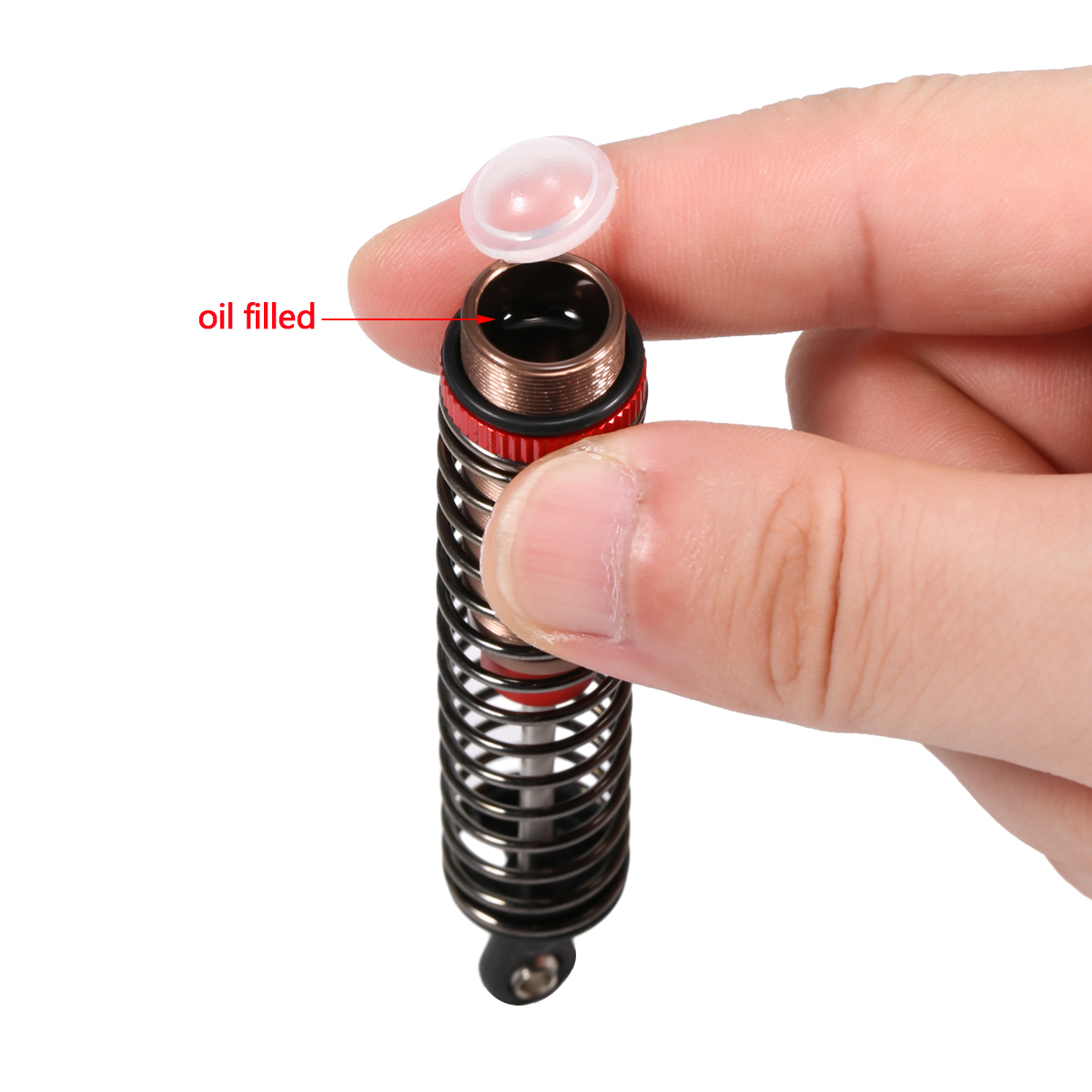 4Pcs ปรับเติมน้ํามัน Shocks 52 - Rc Hobby Trucks บทวิจารณ์และราคา