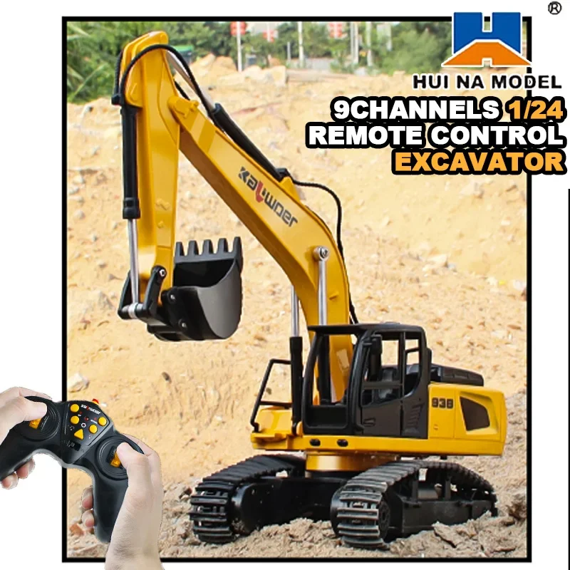 Huina Rc Excavator 1/24 9Ch รี - Rc Excavator Hobby บทวิจารณ์และราคา