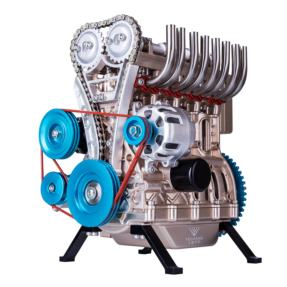 ชุดประกอบเครื่องยนต์โลหะสี่สูบ - Rc Hobby Tech บทวิจารณ์และราคา