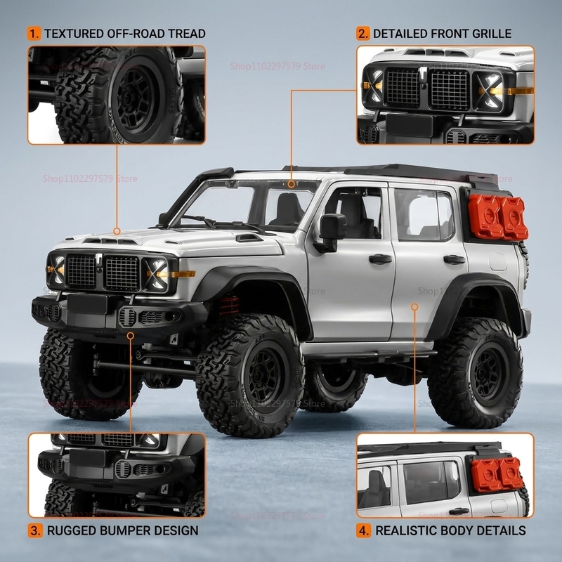 MN300 รถบังคับวิทยุ 4WD ขนาด 1 - Rc Hobby Trucks บทวิจารณ์และราคา