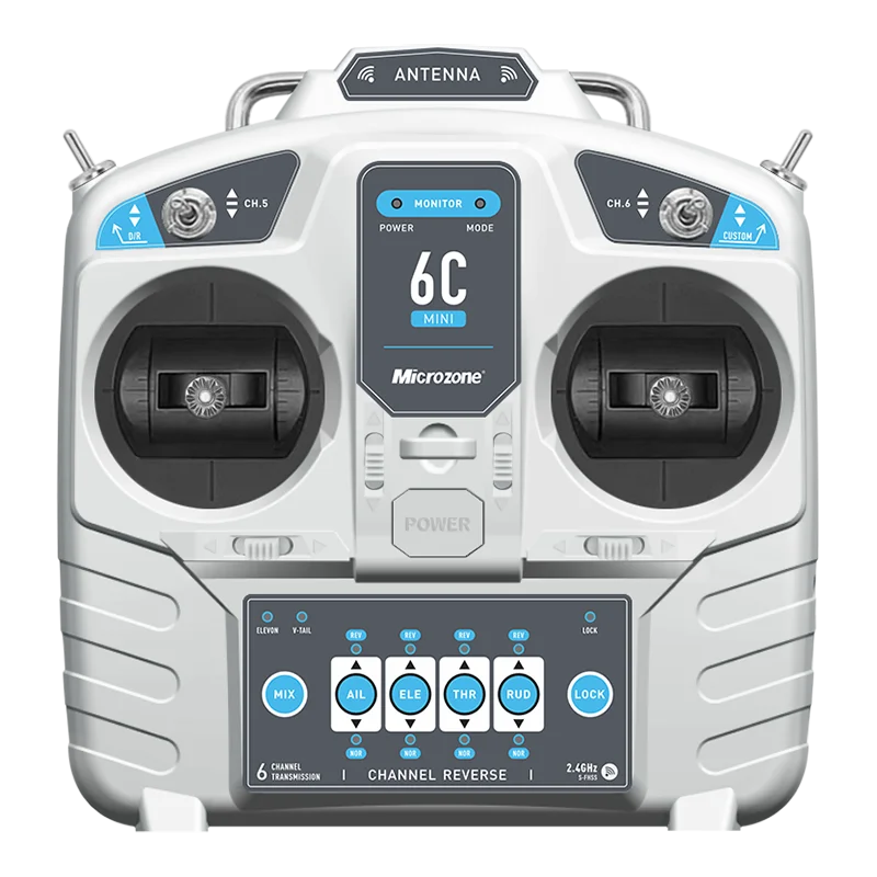 ไมโครโซน MC6C V2ขนาดเล็ก2.4G เ - Radio Transmitter 6Ch บทวิจารณ์และราคา