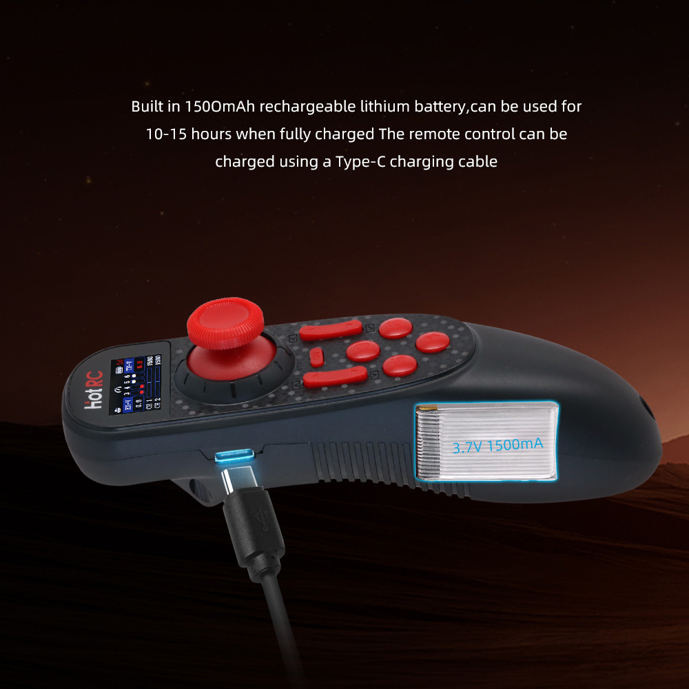 รีโมทคอนโทรล HOTRC DS-650 / DS - Radio Transmitter 6Ch บทวิจารณ์และราคา