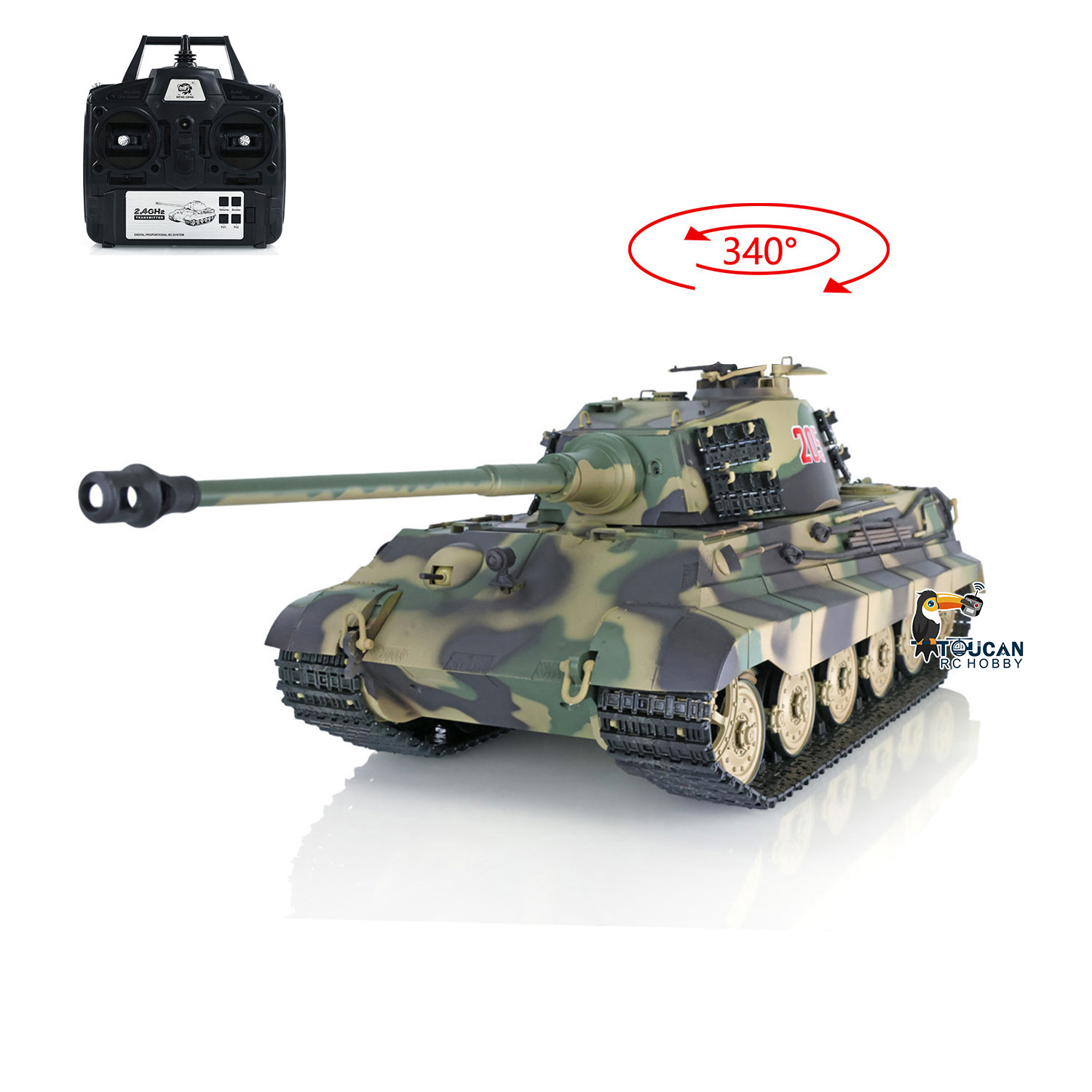 รถถังบังคับวิทยุ Heng Long 1/1 - Rc Hobby Kings บทวิจารณ์และราคา