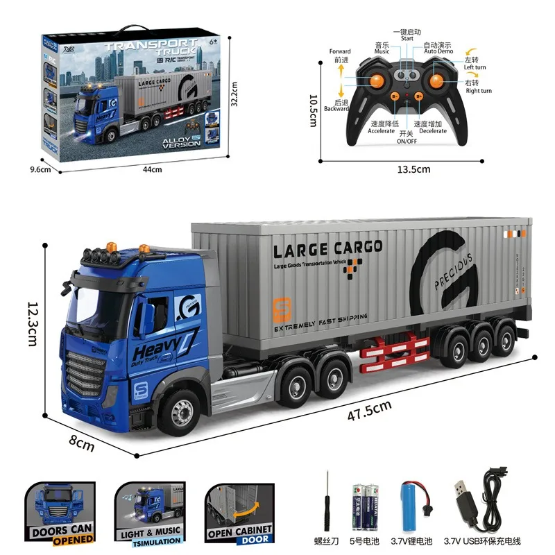 รถบรรทุกตู้คอนเทนเนอร์ RC ขนาด - Hobby Rc Van บทวิจารณ์และราคา