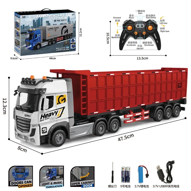 รถบรรทุกตู้คอนเทนเนอร์ RC ขนาด - Hobby Rc Van บทวิจารณ์และราคา