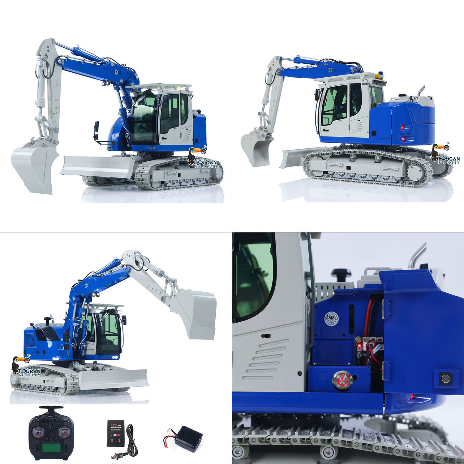 รถขุดไฮดรอลิกแบบจำลอง 1/14 รุ่ - Rc Excavator Hobby บทวิจารณ์และราคา