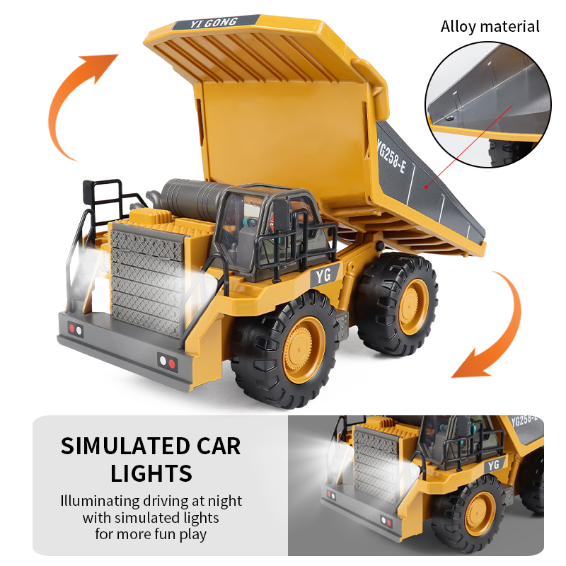 ZWN รถตักดินควบคุมระยะไกล2.4G  - Rc Excavator Hobby บทวิจารณ์และราคา