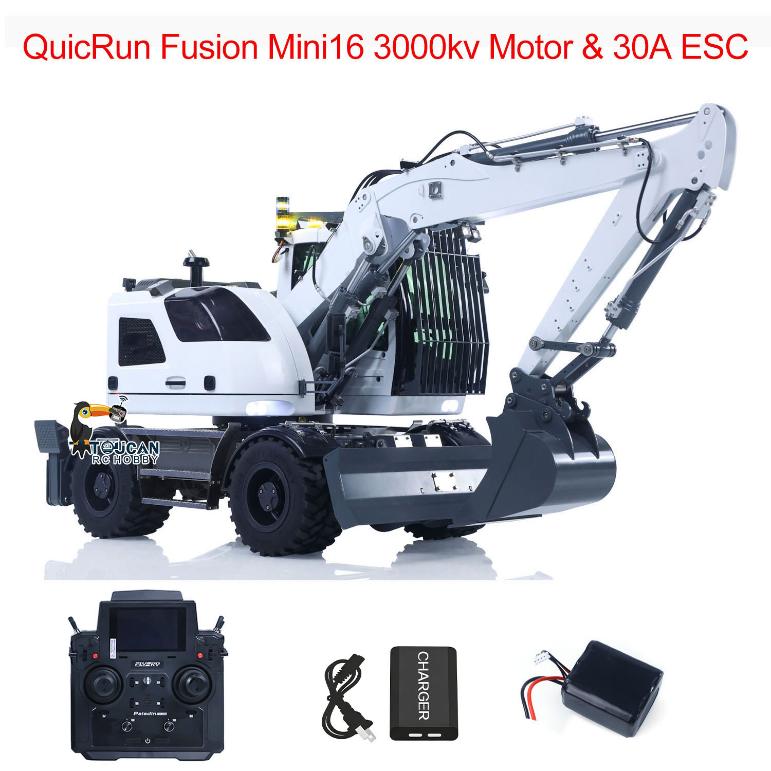รถขุดไฮดรอลิก RTR 1/14 RC รุ่น - Rc Excavator Hobby บทวิจารณ์และราคา