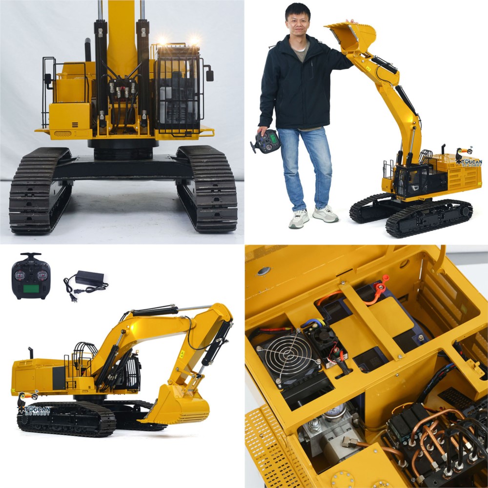 รถขุดไฮดรอลิก RC ขนาด 1/8 390F - Rc Excavator Hobby บทวิจารณ์และราคา