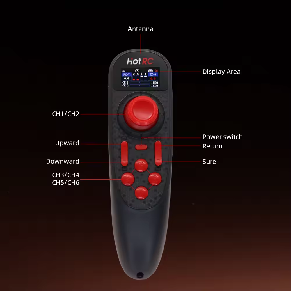 HOTRC DS-650 ระบบวิทยุสื่อสาร  - Radio Transmitter 6Ch บทวิจารณ์และราคา