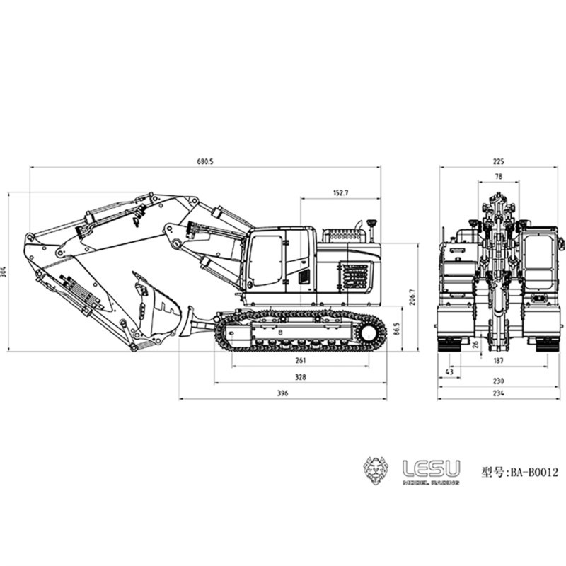 1/14 Aoue ET26L รถขุดไฮดรอลิก  - Rc Excavator Hobby บทวิจารณ์และราคา